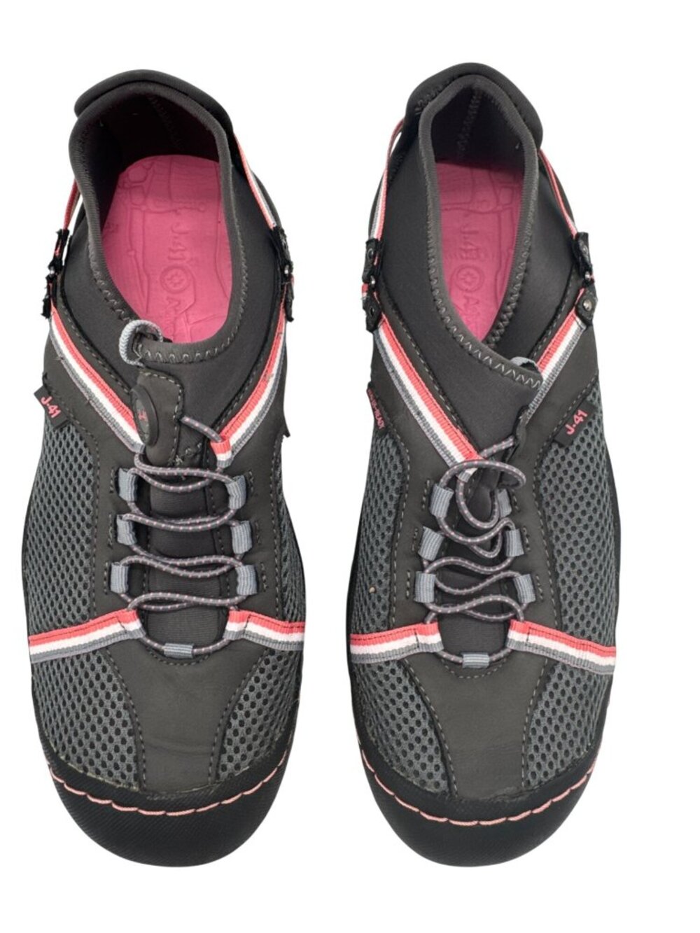 J-41 by Jambu Womens Tahoe Water Ready Slip On Sneakers Size 8.5M Gray Mesh